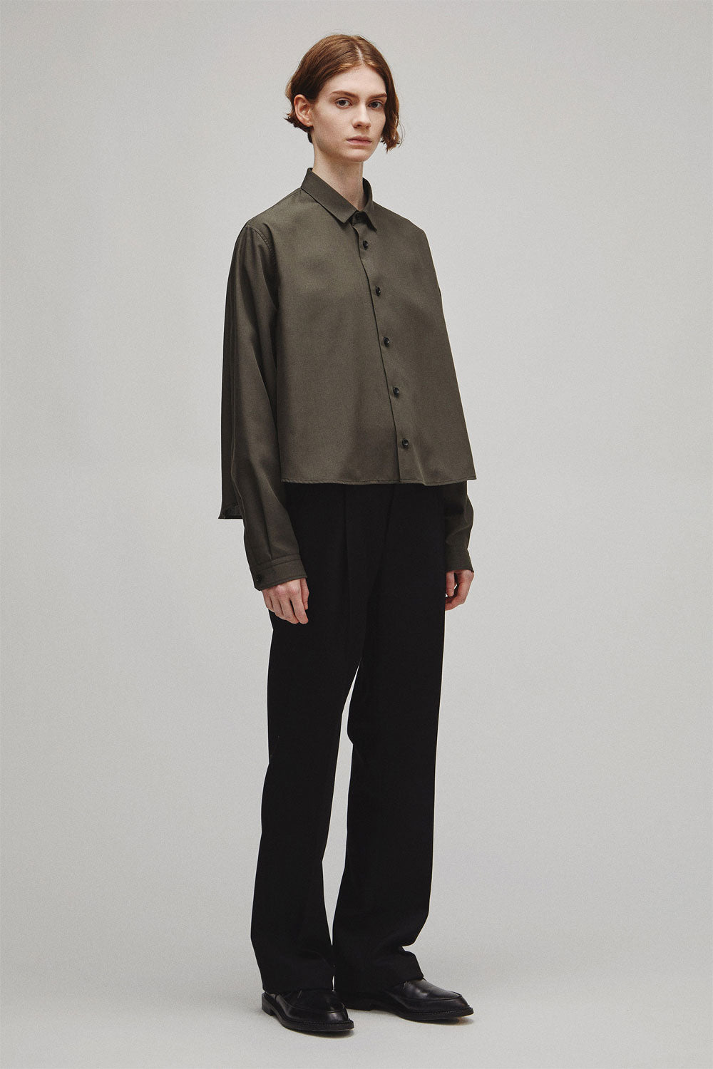 
                  
                    RERACS PE SUPER LIGHT SPUN REGULAR COLLAR A-LINE SHIRT
                  
                