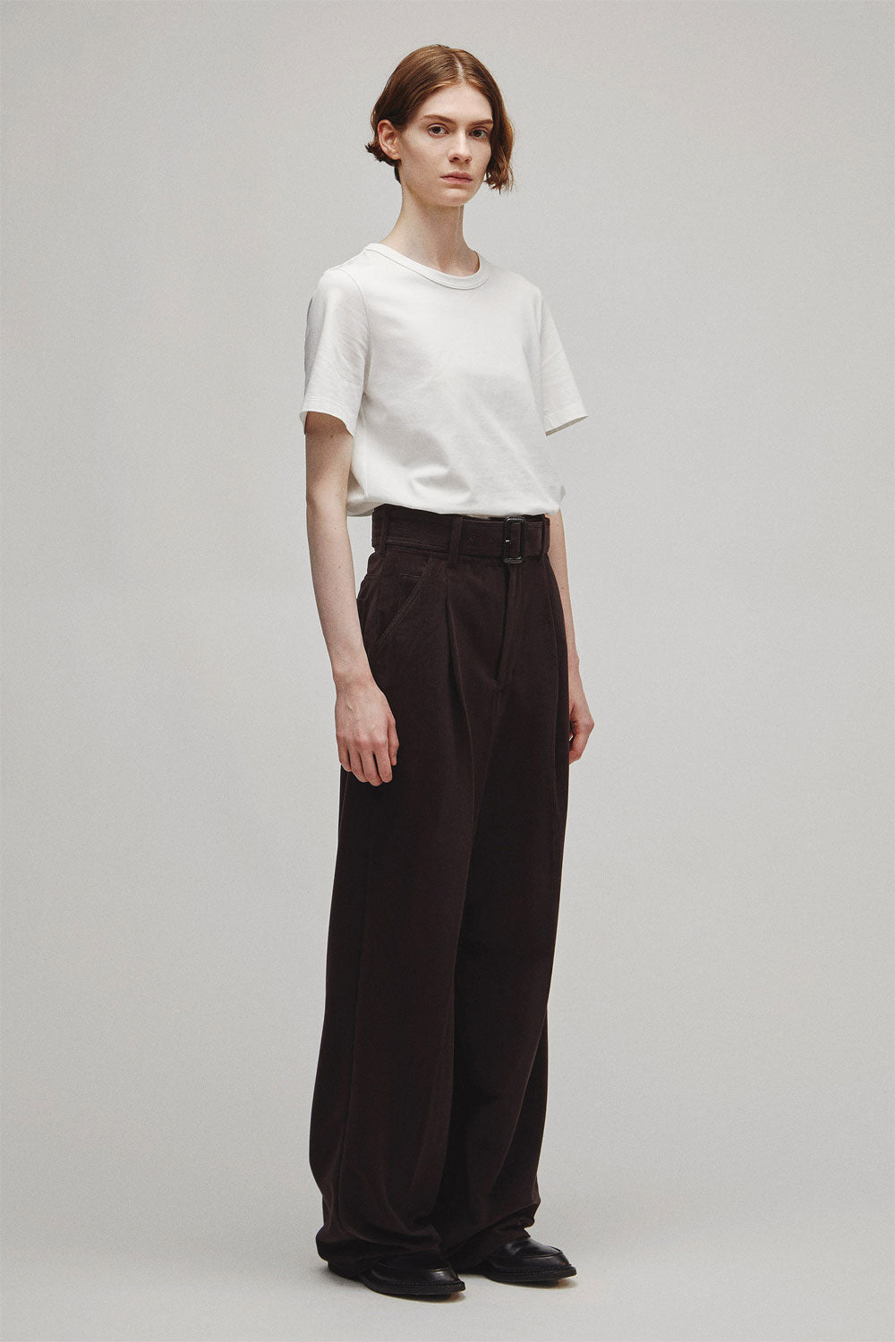 
                  
                    RERACS HEAT STORAGE CORDUROY THE BELTED WIDE 5POCKET PANTS
                  
                