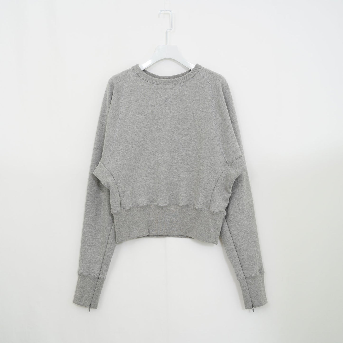 
                  
                    SLIT SLEEVE SWEAT-TAKESUMI GREY-
                  
                
