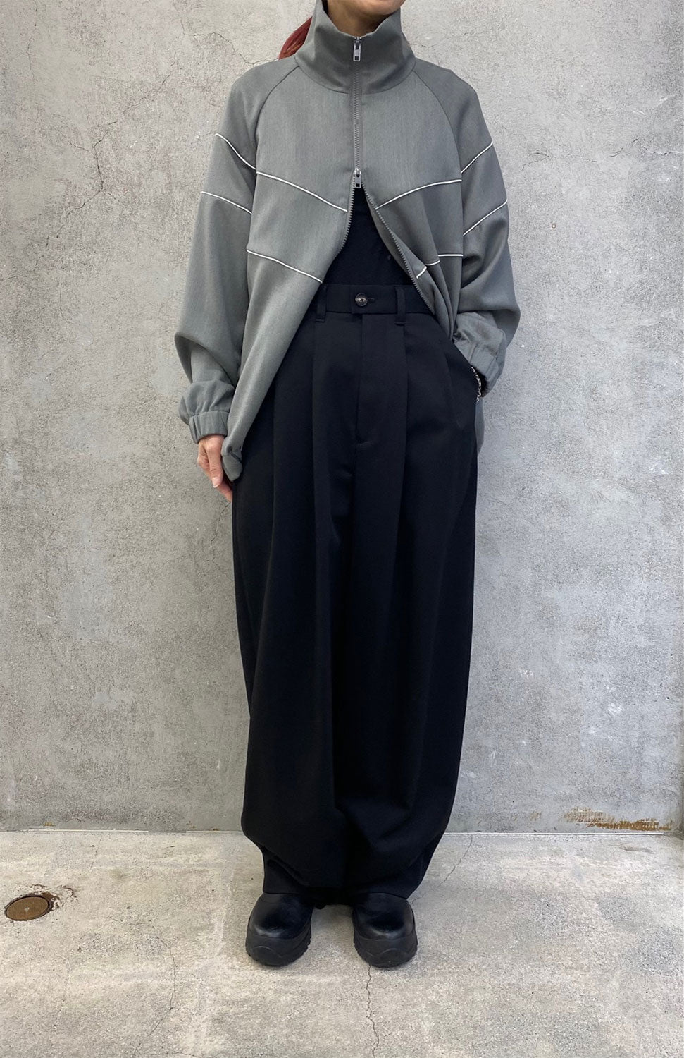 
                  
                    80S TACK PANTS-BLACK-
                  
                