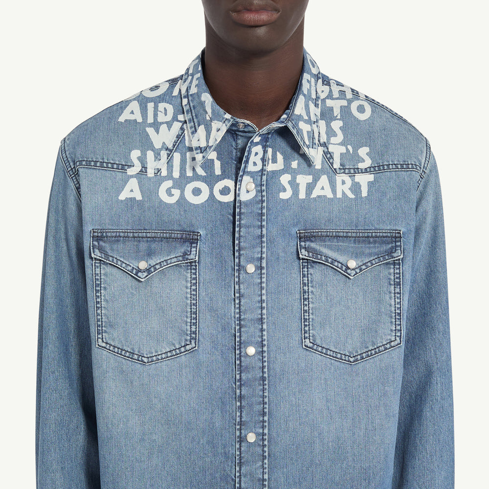 
                  
                    DENIM SIDA SHIRT
                  
                