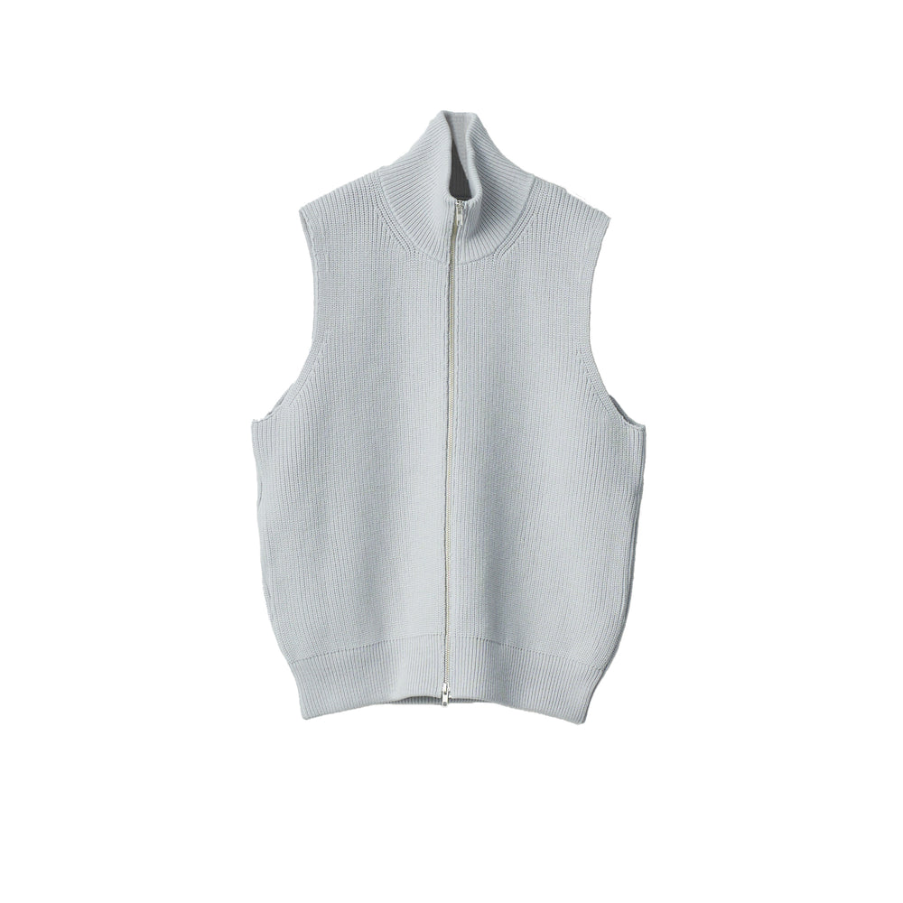 OVERSIZED DRIVERS KNIT ZIP VEST