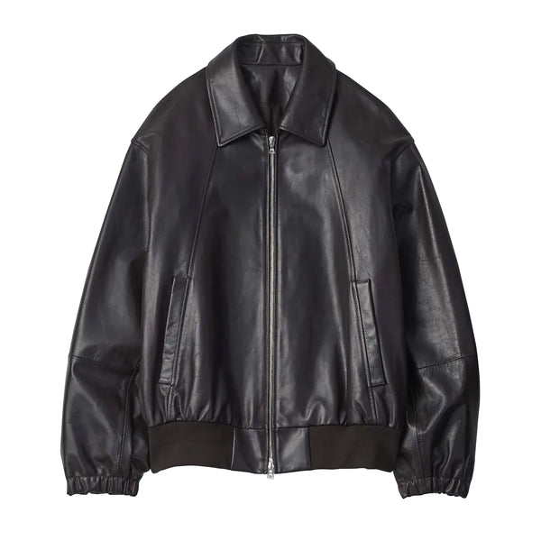 短丈 ジャケット レザー 切り替え ブラウン sullen tokyo ジップ 短丈 ジャケット レザー 切り替え ブラウン sullen tokyo ジップ