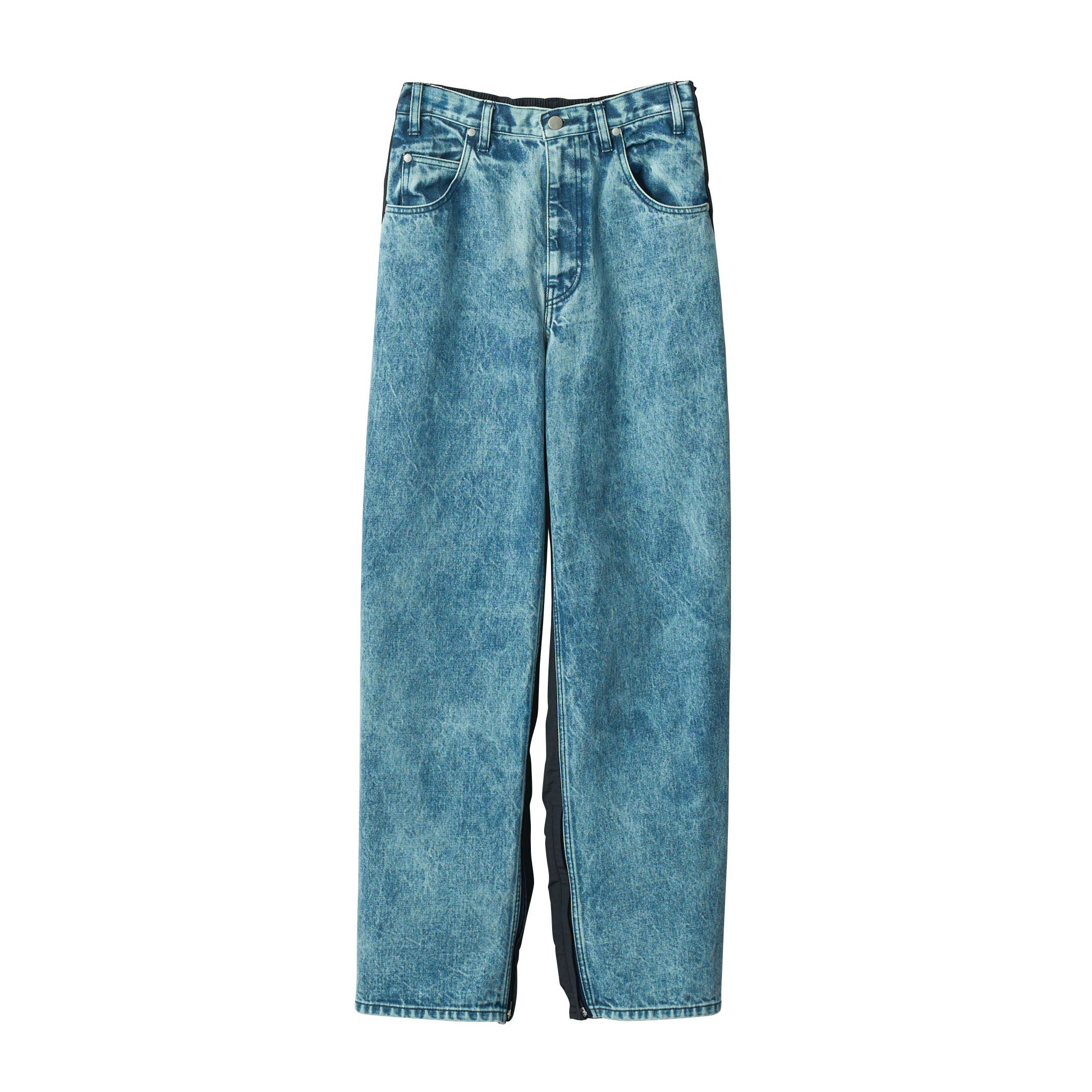 NYLON COMBINATION CHEMICAL BLEACHED DENIM – OBLIGE