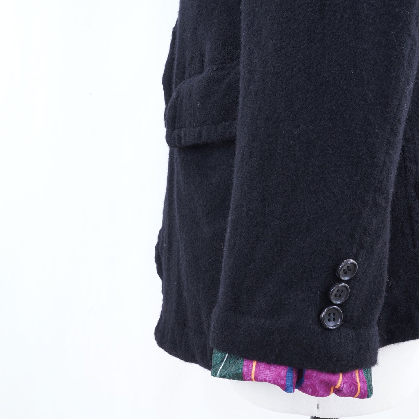 
                  
                    Boiled Wool 3-Button Jacket
                  
                