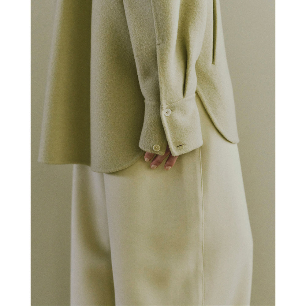 
                  
                    Wool Shirts Jacket-SAGE-
                  
                