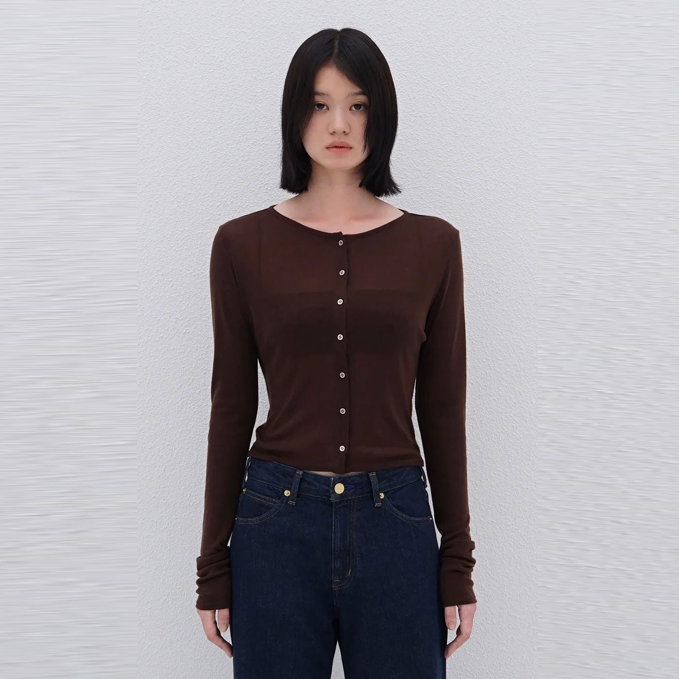 
                  
                    Cropped Cardigan-Cashmere Blend
                  
                