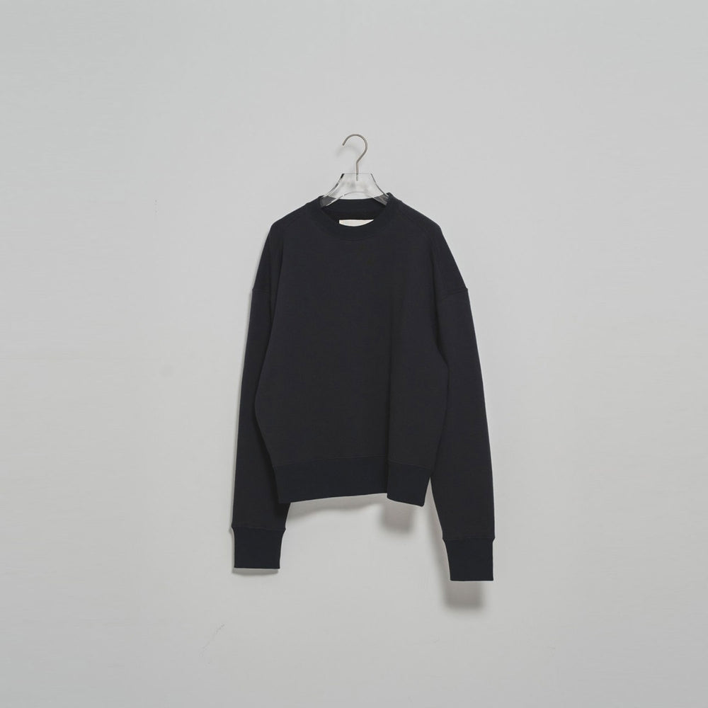 Cotton Brushed Sweat-BLACK-