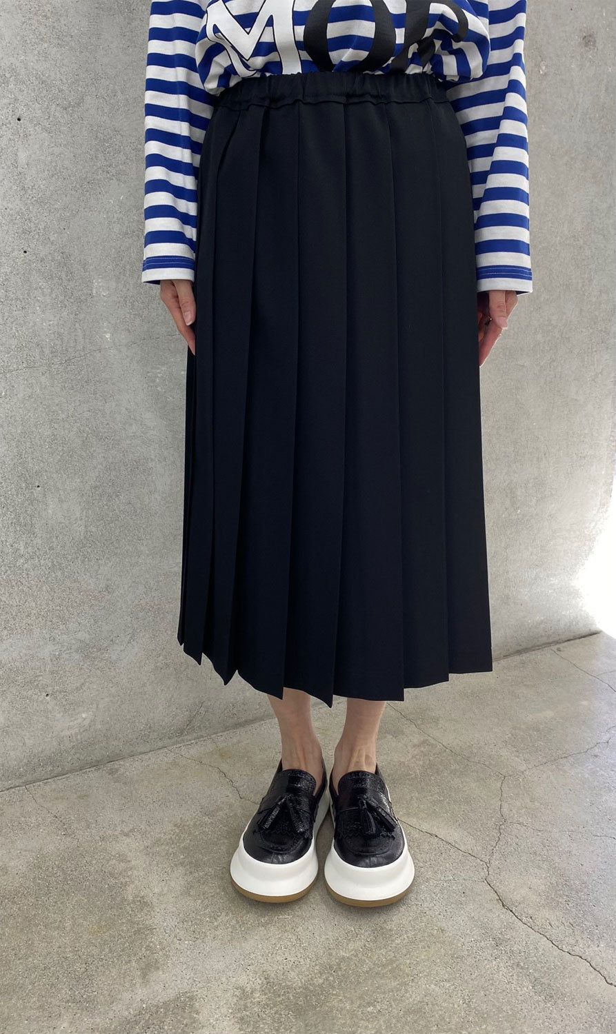 
                  
                    プリーツスカート-BLACK-
                  
                