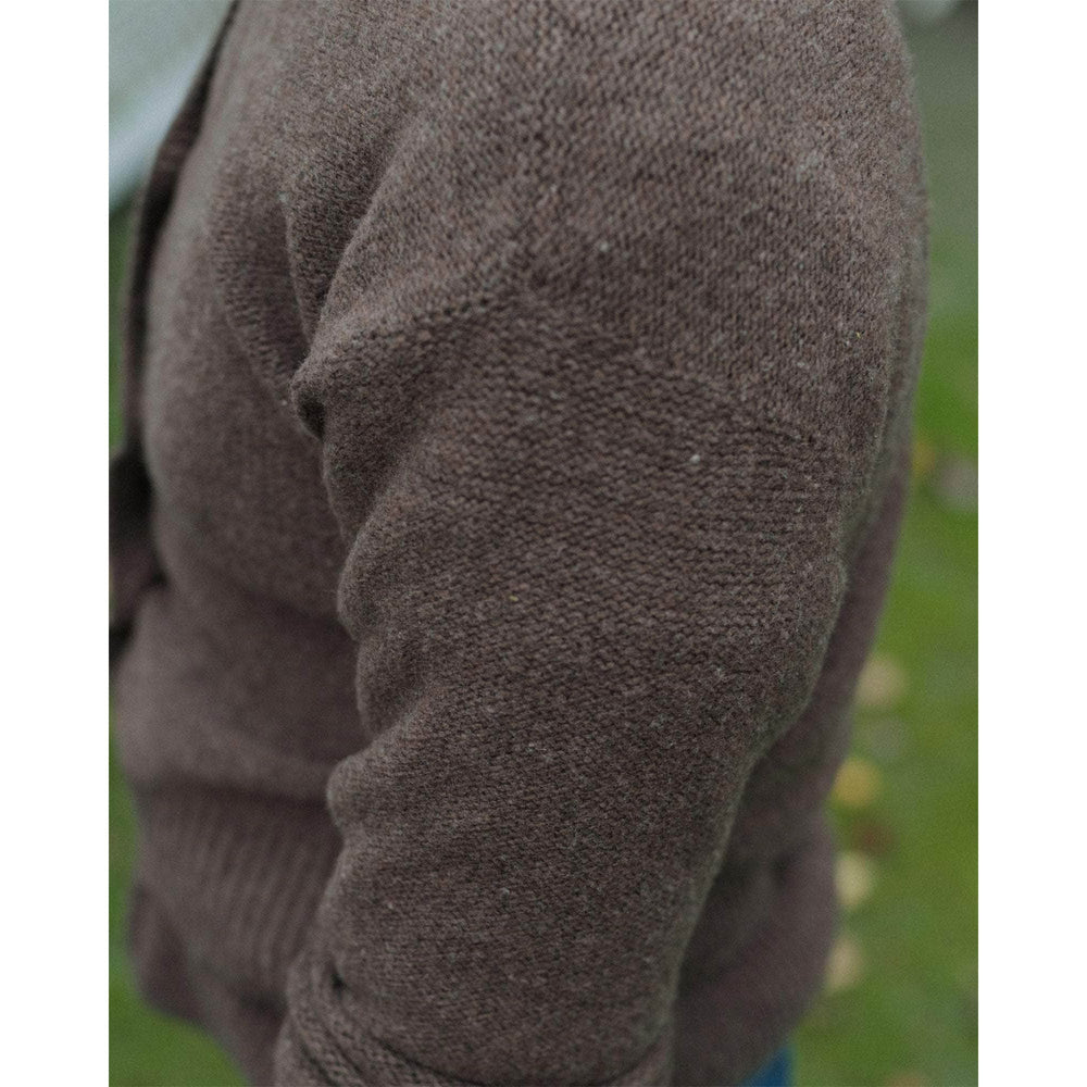 
                  
                    TIER CARDIGAN-BUREL BROWN-
                  
                