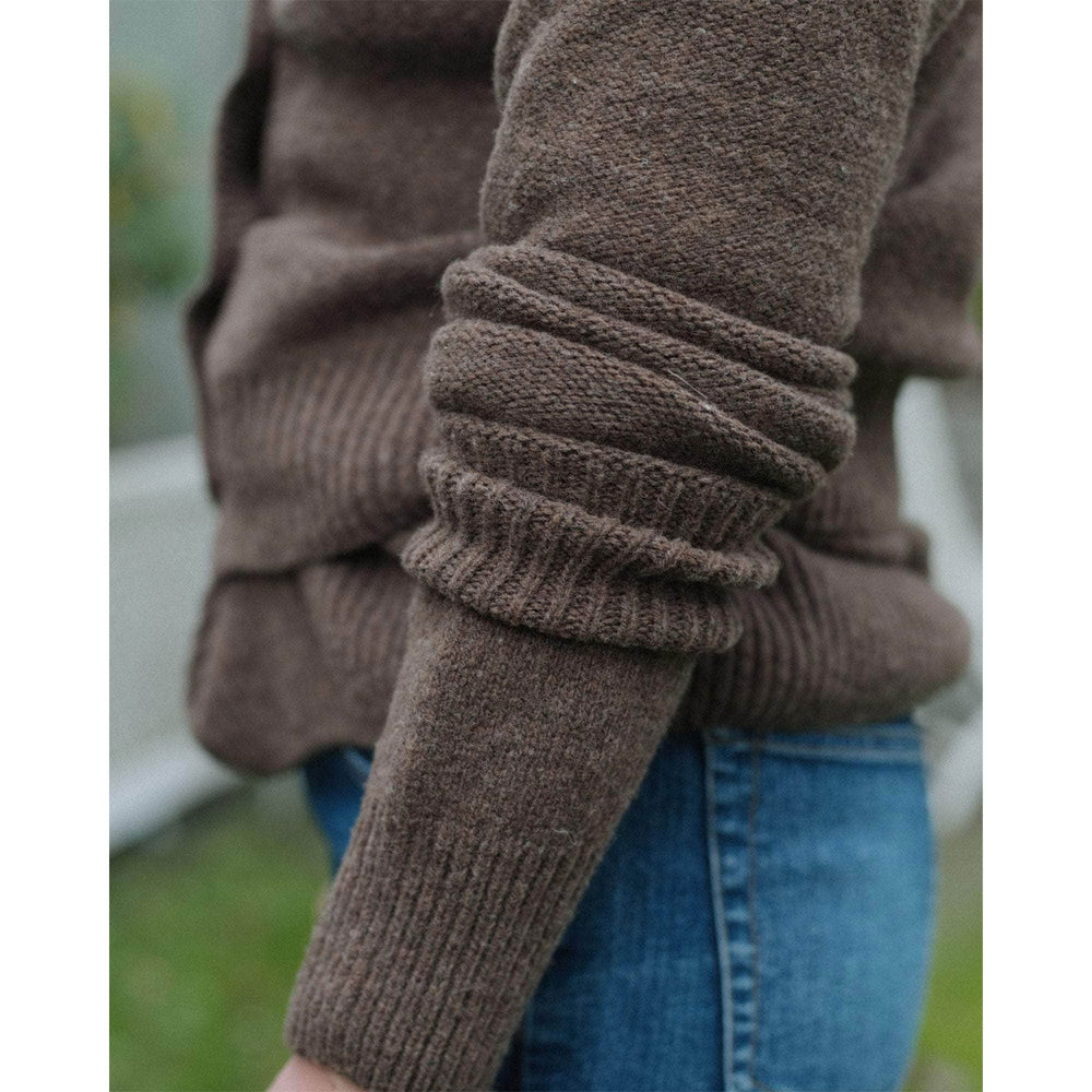 
                  
                    TIER CARDIGAN-BUREL BROWN-
                  
                