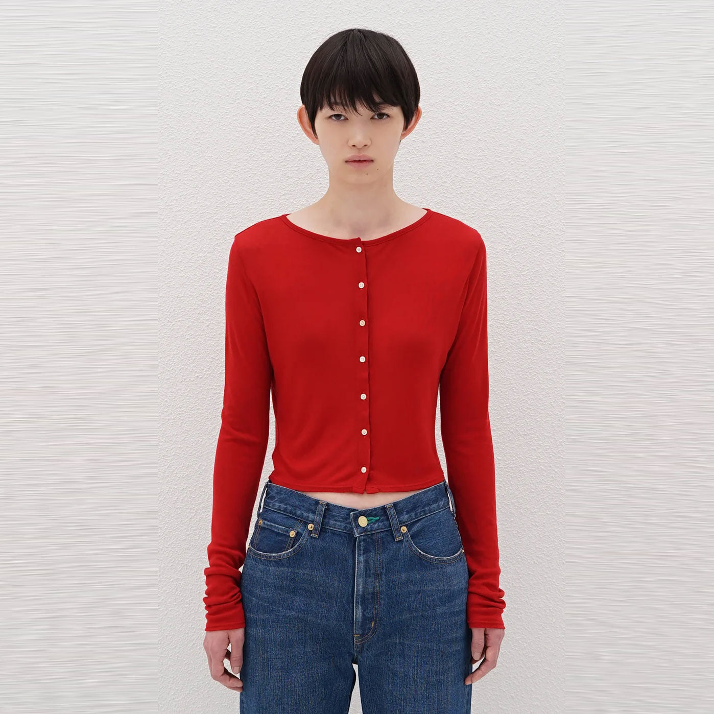 
                  
                    Cropped Cardigan-Cashmere Blend
                  
                
