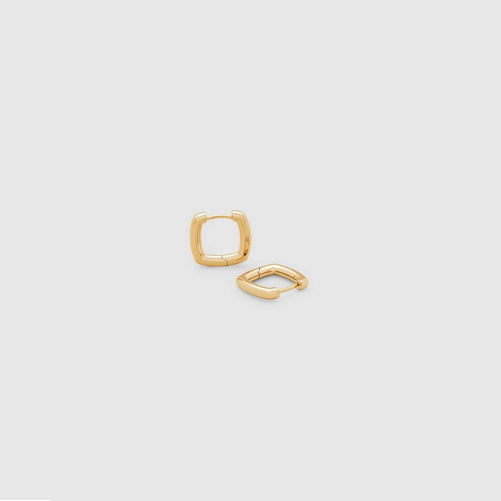 Frame Hoops Small Gold