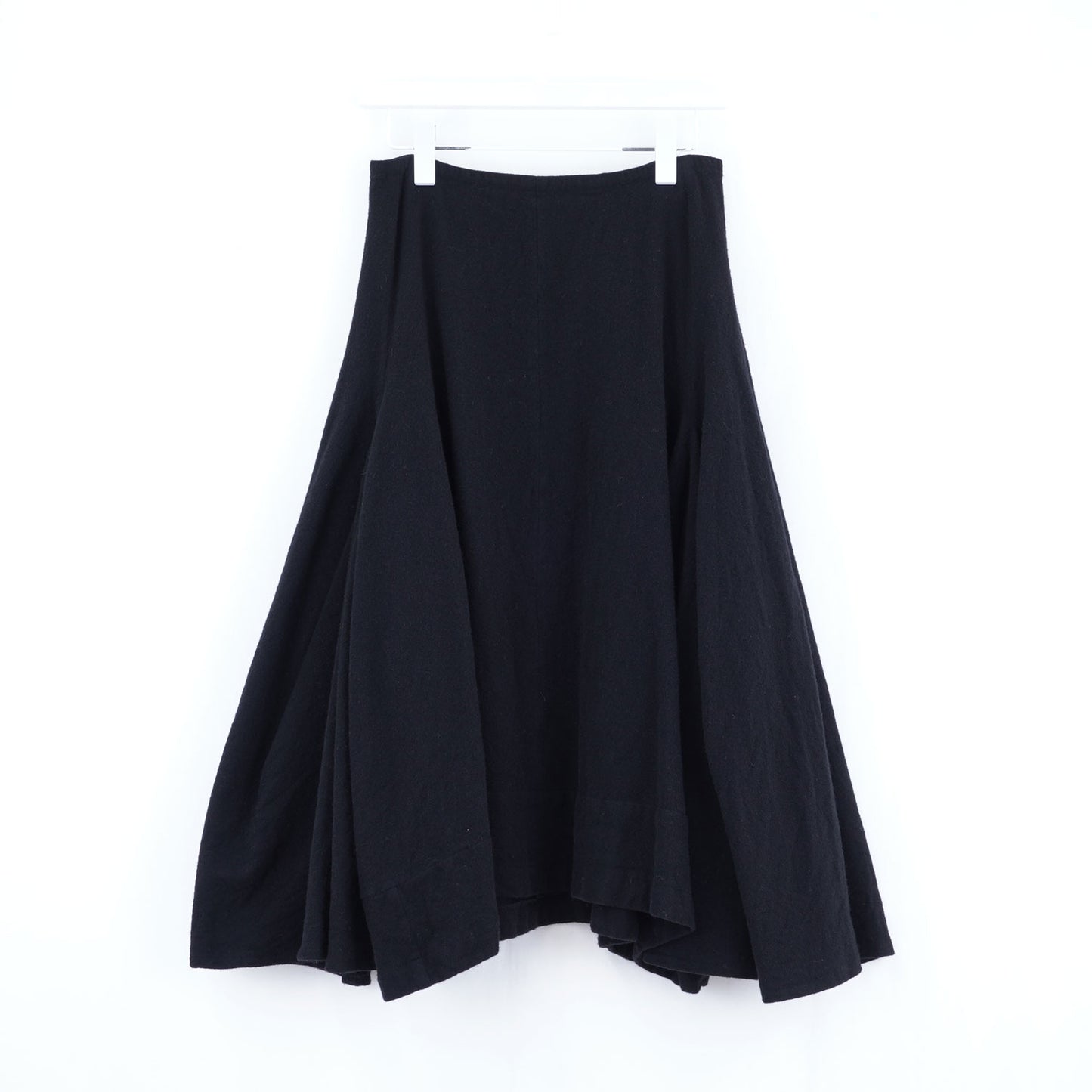 
                  
                    Boiled Wool Drape Flared Skirt
                  
                