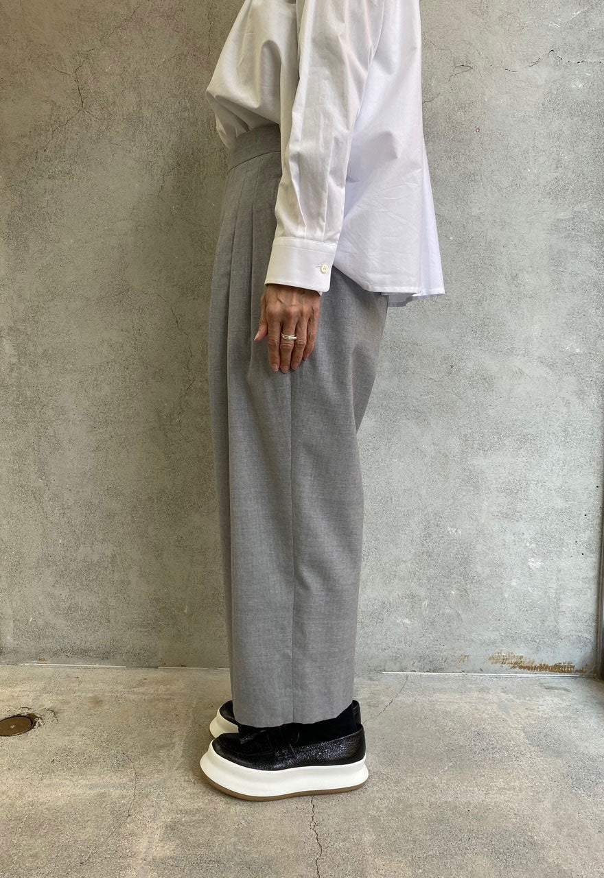 
                  
                    ウールトロタックワイドパンツ-BLACK-
                  
                