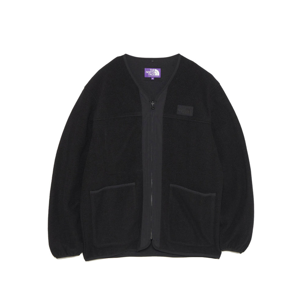 PLAS Fleece Field Cardigan-K(BLACK)