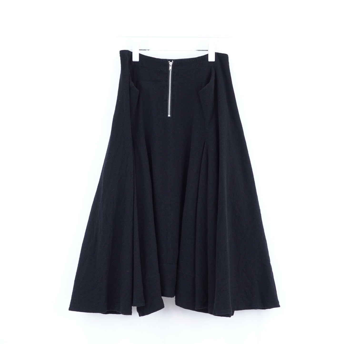 
                  
                    Boiled Wool Drape Flared Skirt
                  
                