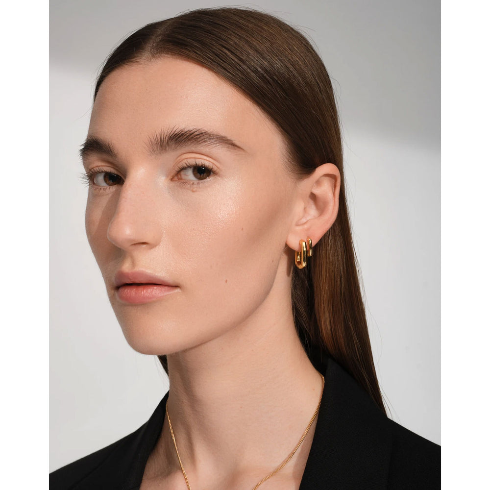 
                  
                    Frame Hoops Small Gold
                  
                