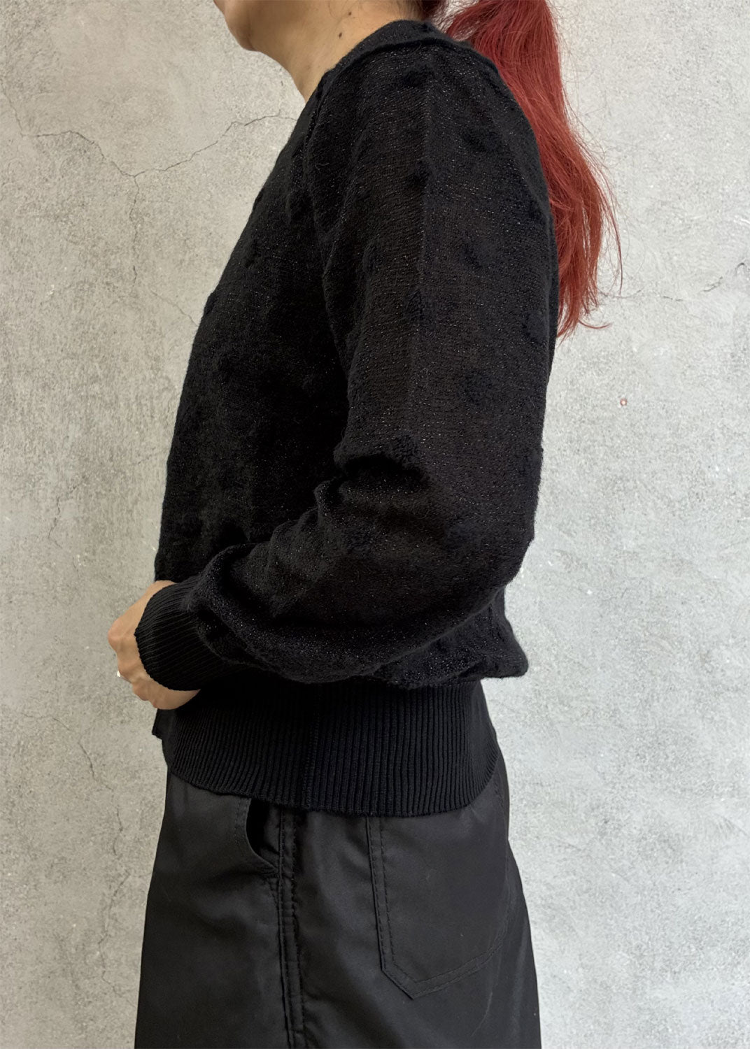 
                  
                    Dot jacquard cardigan
                  
                