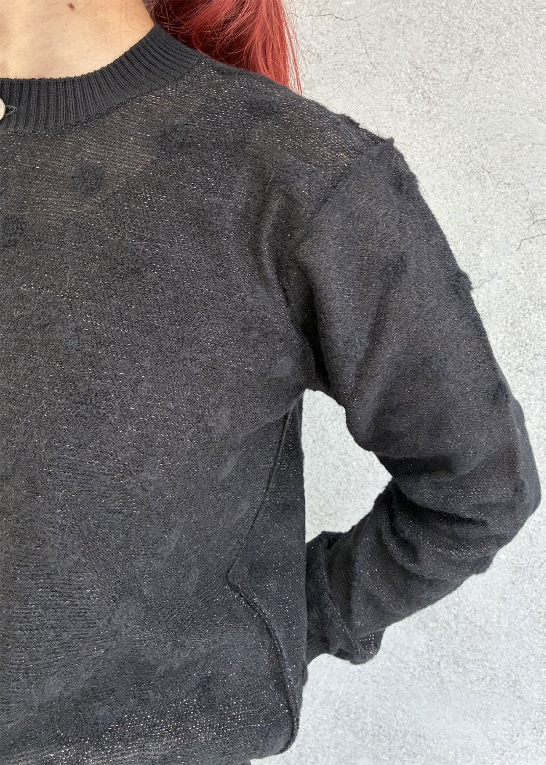 
                  
                    Dot jacquard cardigan
                  
                