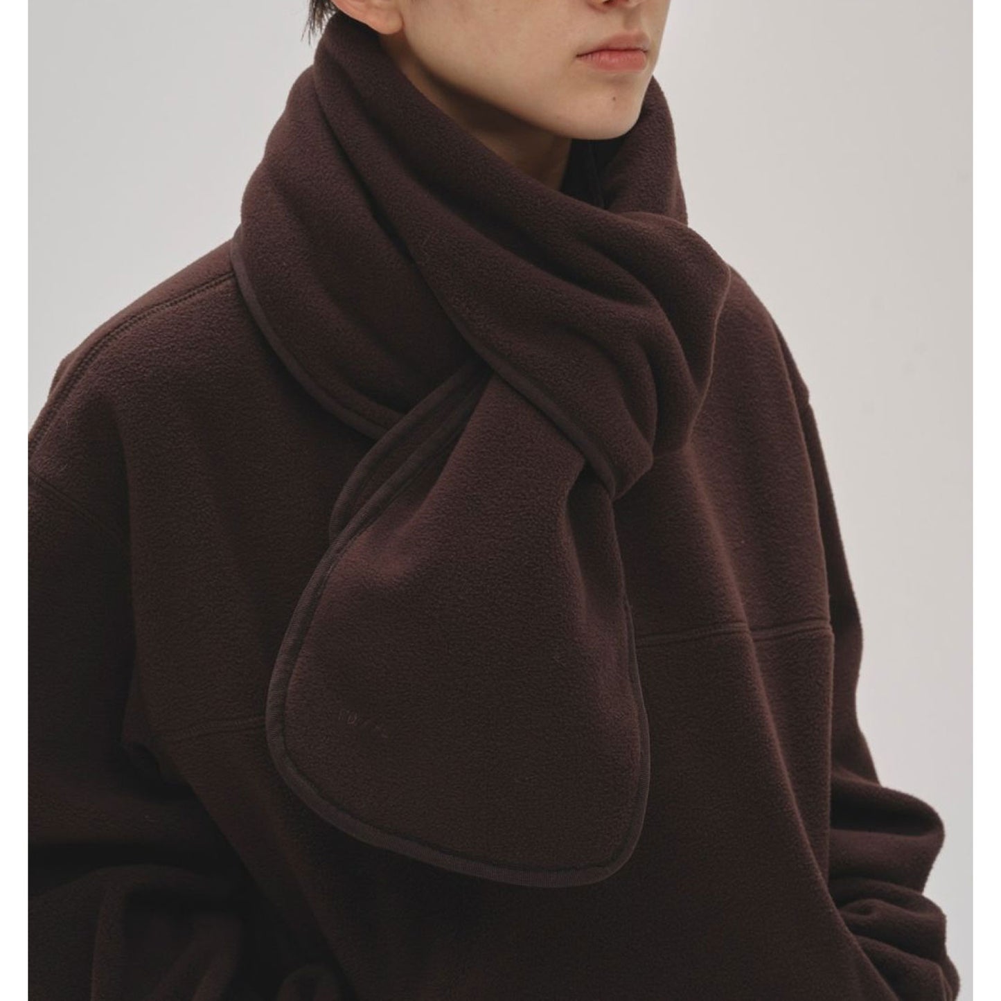 
                  
                    Halfzip Fleece Pullover-dark brown-
                  
                