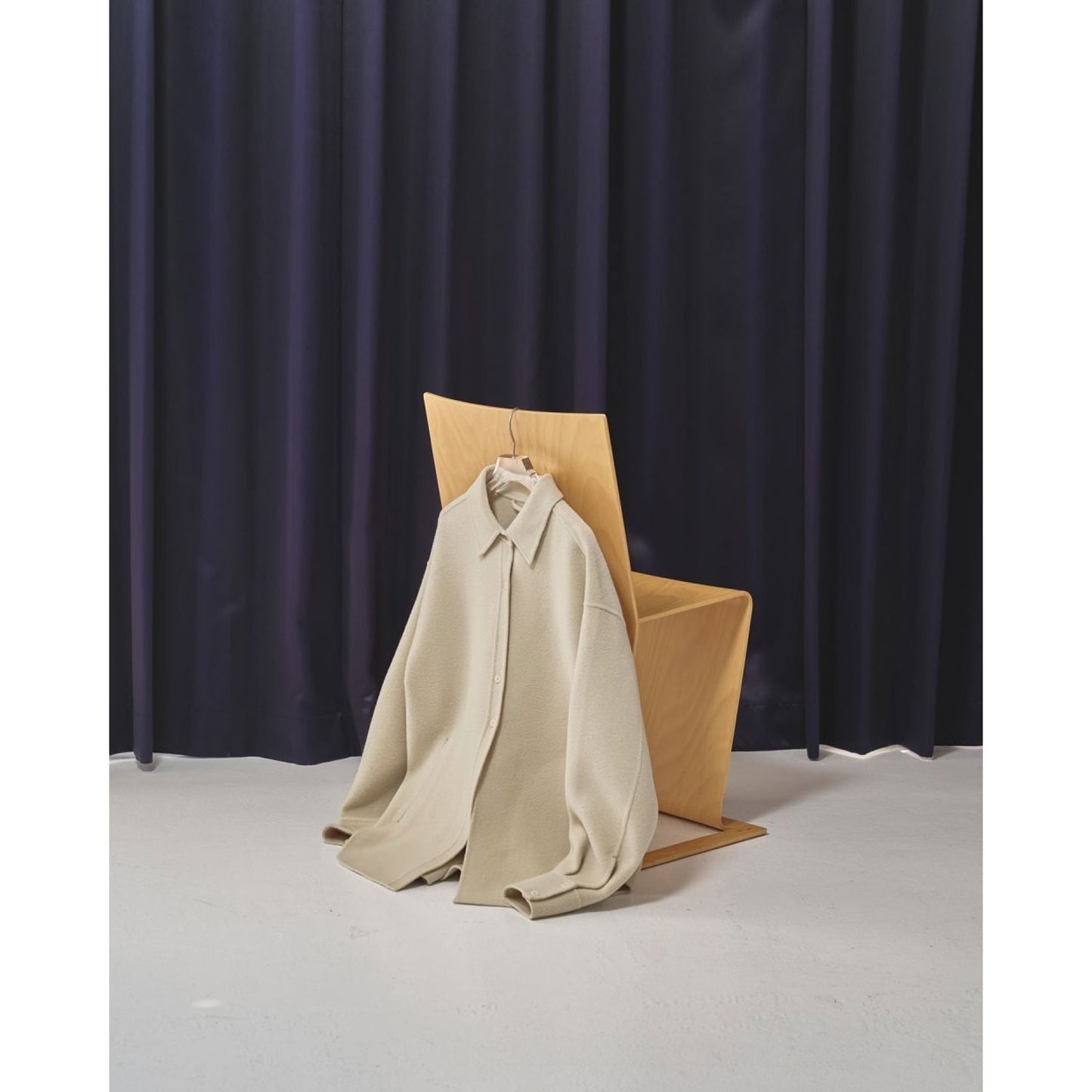 
                  
                    Wool Shirts Jacket-SAGE-
                  
                