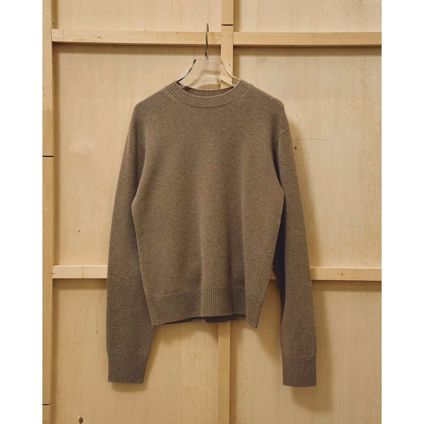 
                  
                    Cashmere Seamless Knit‐olive-
                  
                