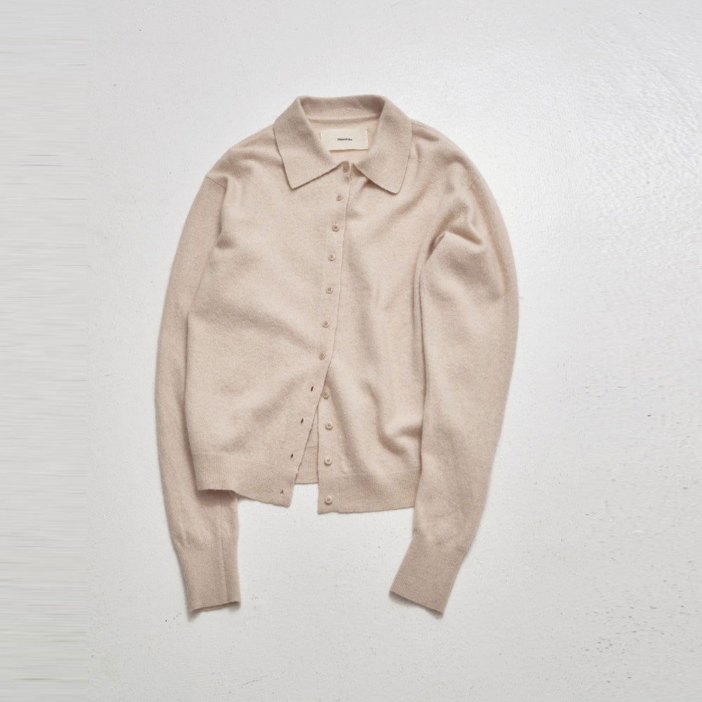 Racocoon Knit Cardigan -B/PINK-