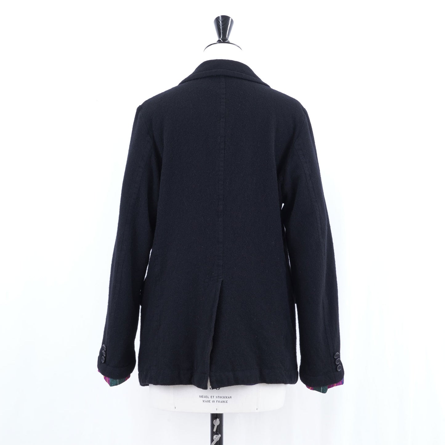 
                  
                    Boiled Wool 3-Button Jacket
                  
                