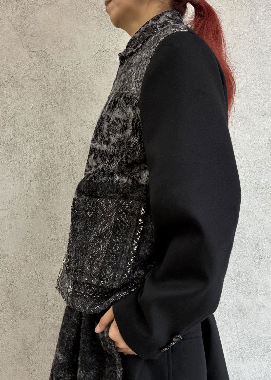 
                  
                    Needlelace×wool jacket
                  
                
