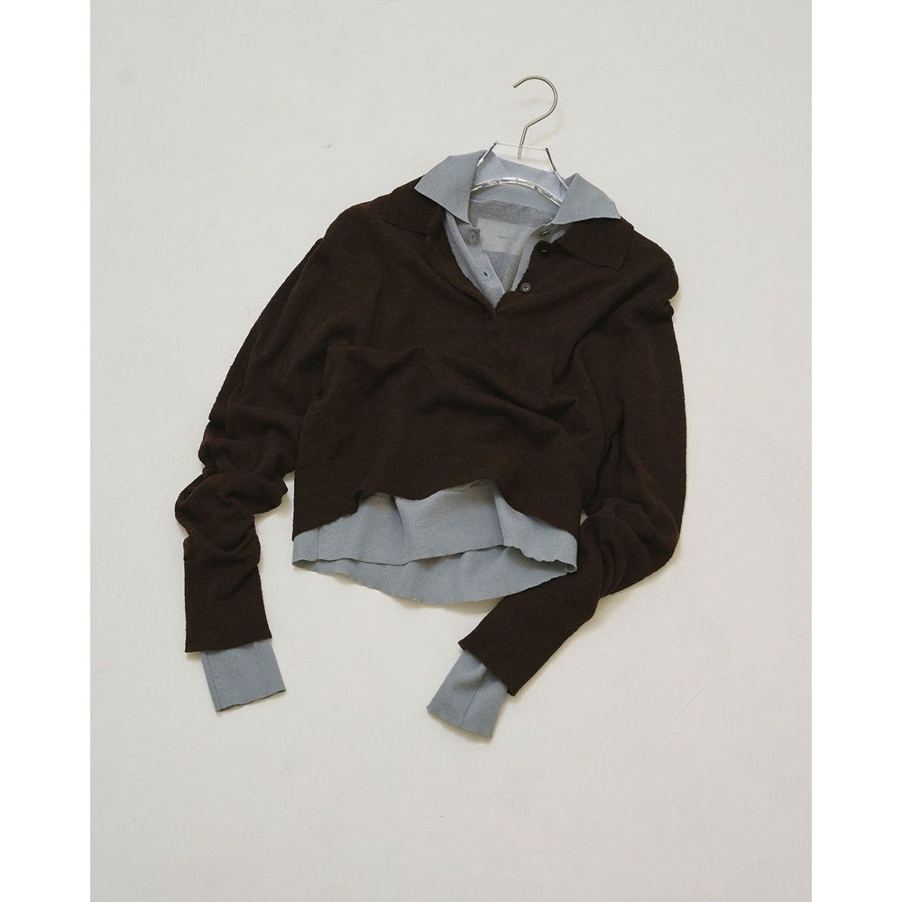 Layered Polo Knit – OBLIGE