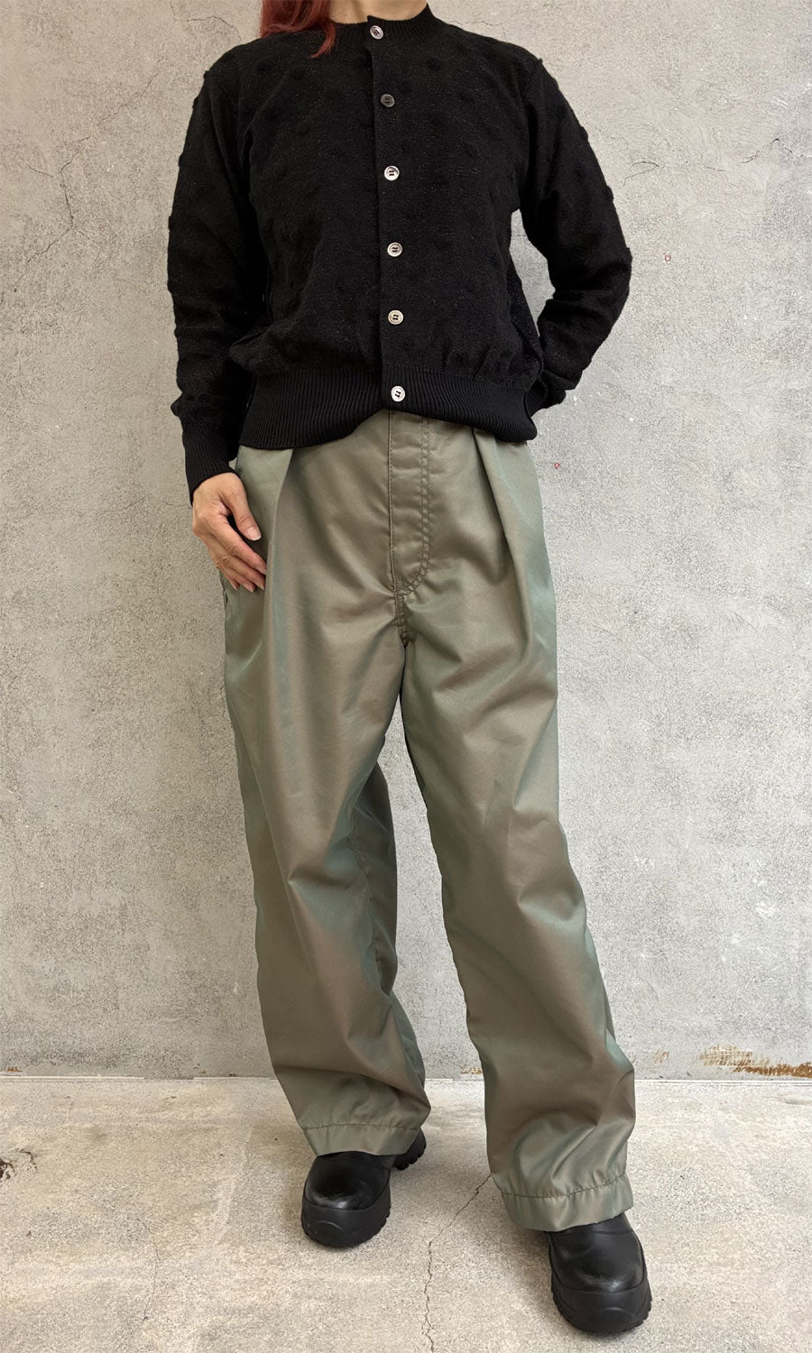 
                  
                    Cotton polyester twill pants
                  
                