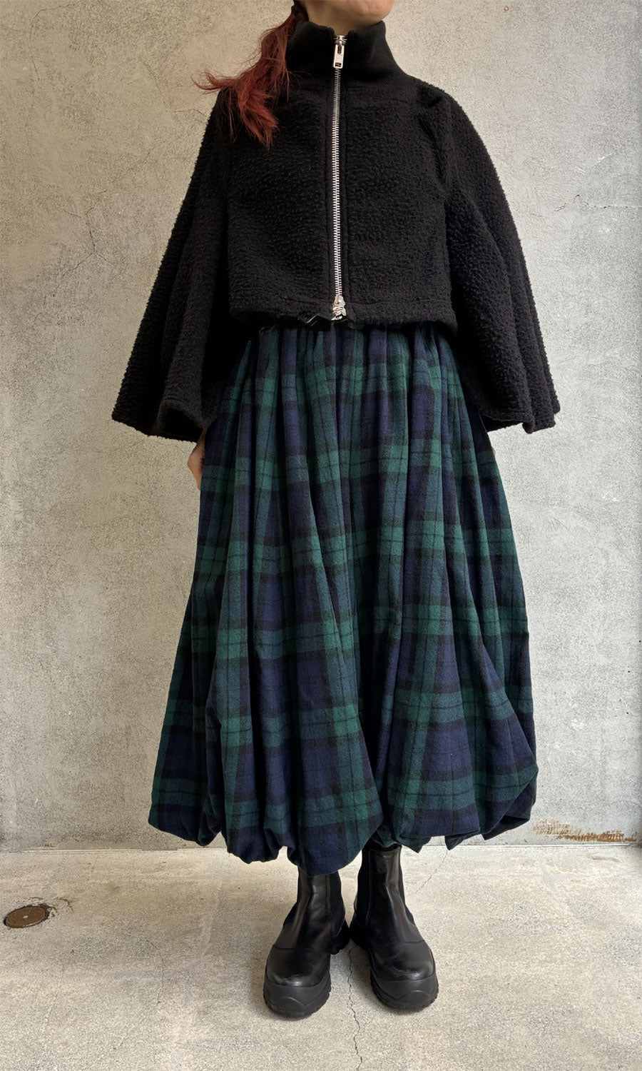 
                  
                    Tartan Balloon Pants
                  
                