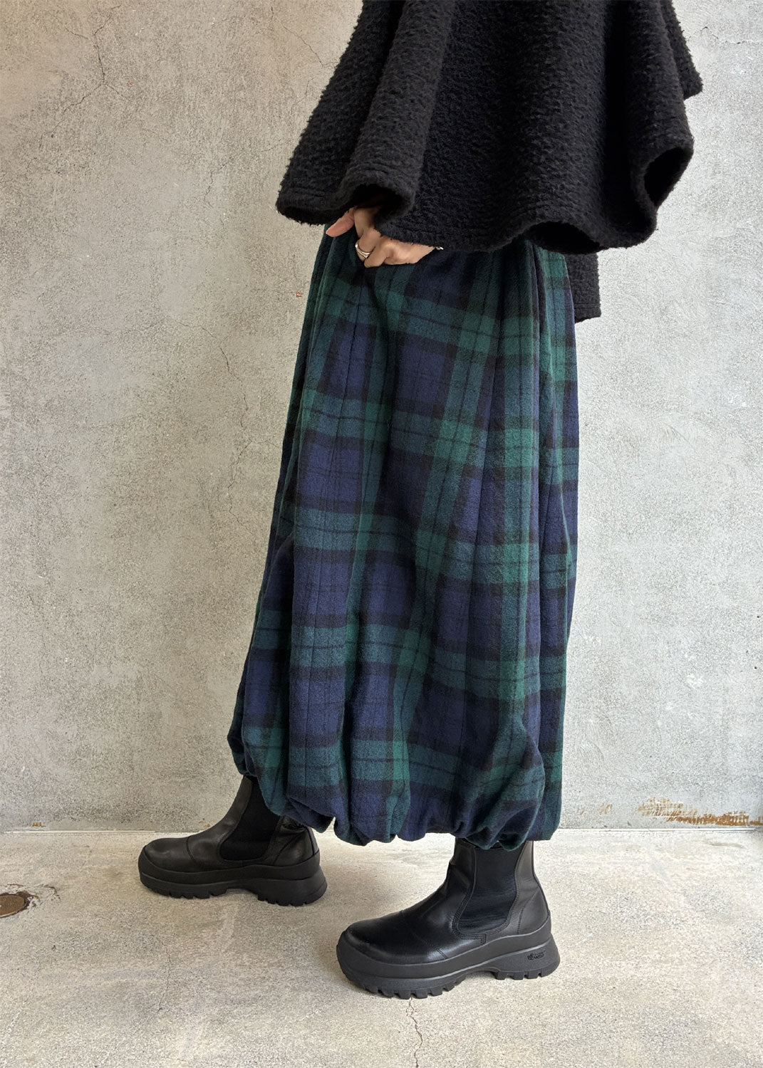 
                  
                    Tartan Balloon Pants
                  
                