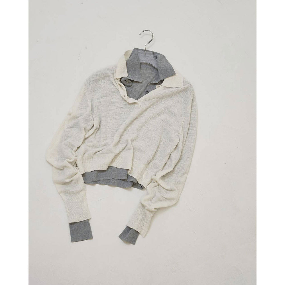 Layered Polo Knit – OBLIGE