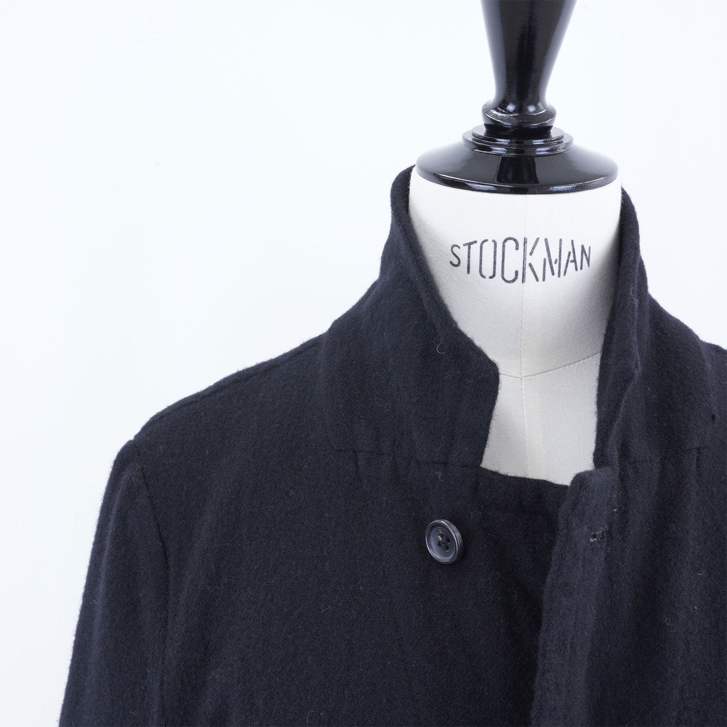 
                  
                    Boiled Wool 3-Button Jacket
                  
                