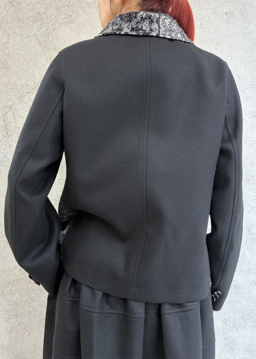 
                  
                    Needlelace×wool jacket
                  
                