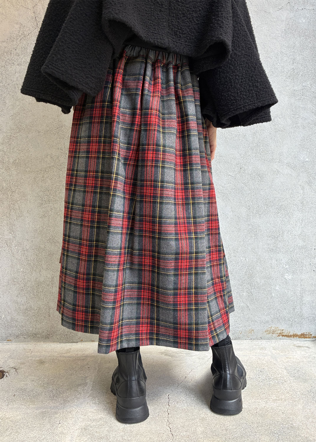 
                  
                    Tartan Panelled Skirt
                  
                
