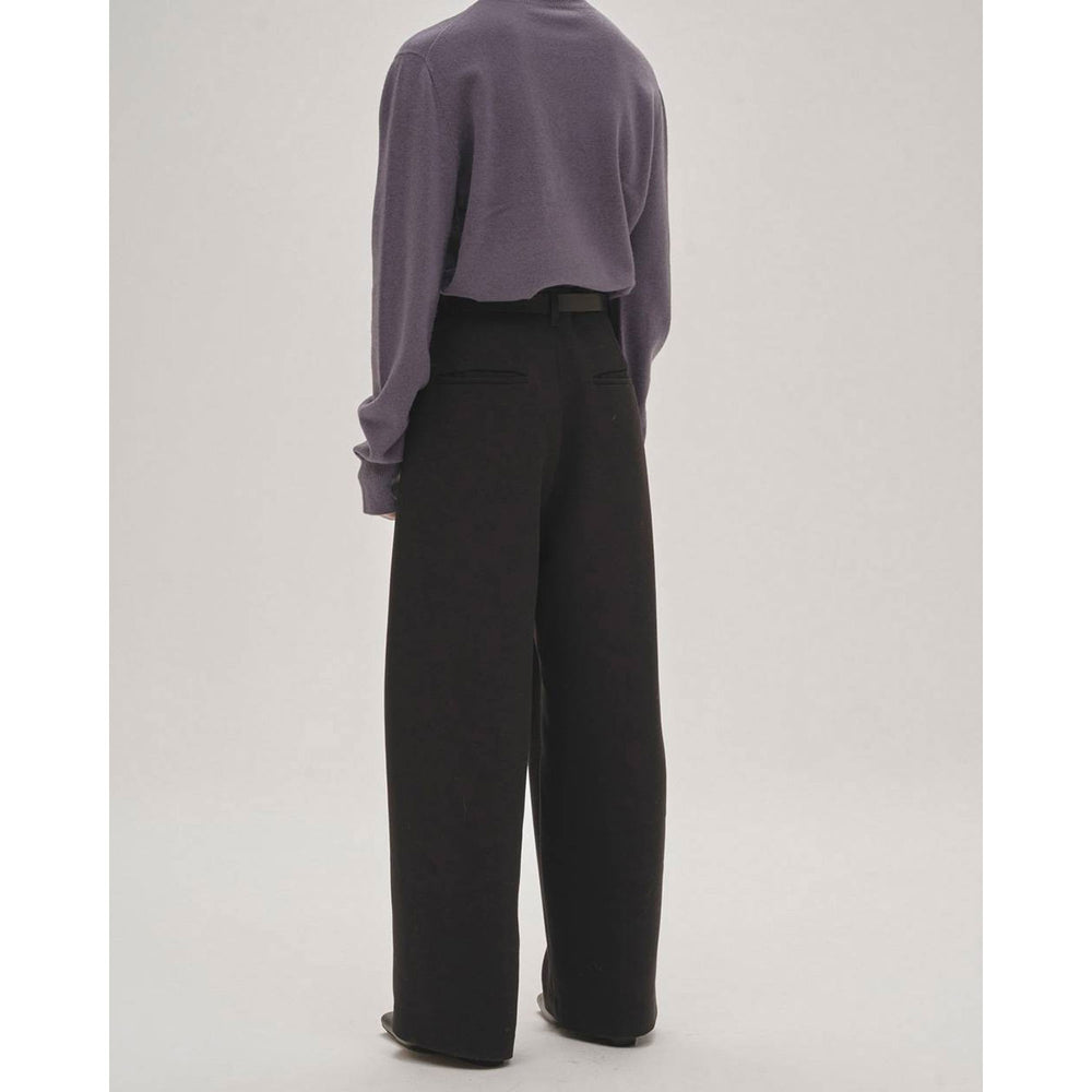 
                  
                    Wide Cocoon Trousers-ECRU-
                  
                