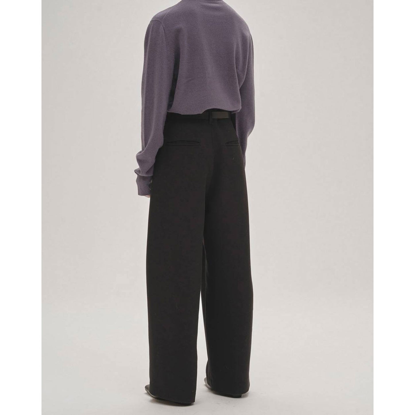 
                  
                    Wide Cocoon Trousers-ECRU-
                  
                