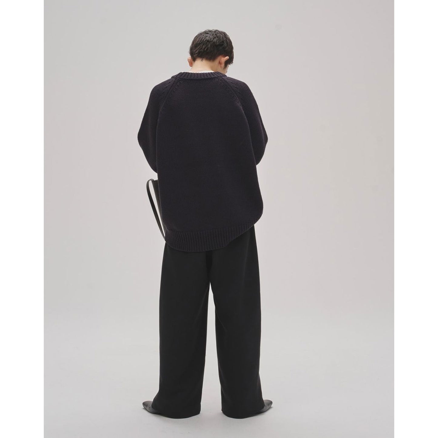 
                  
                    Wide Cocoon Trousers-ECRU-
                  
                