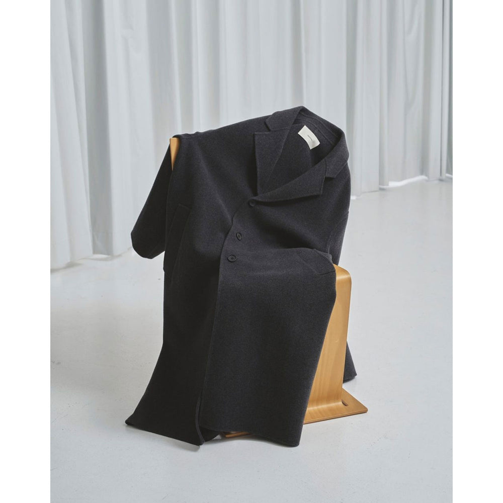 
                  
                    Wool Over Coat-C/GREY-
                  
                