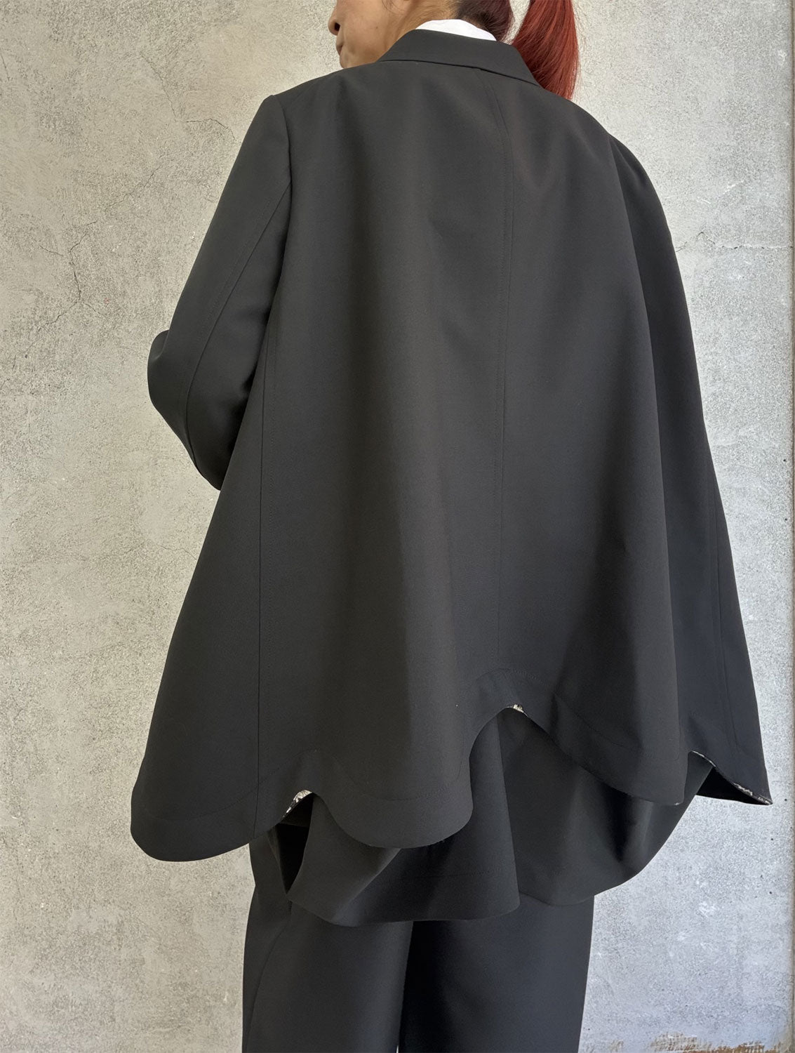 
                  
                    A-line oversized jacket
                  
                