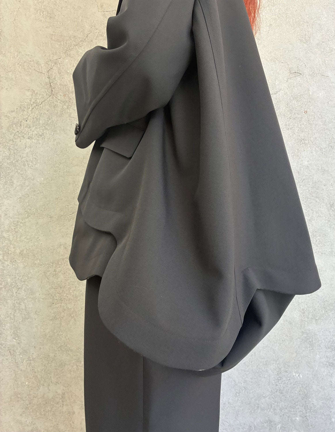 
                  
                    A-line oversized jacket
                  
                