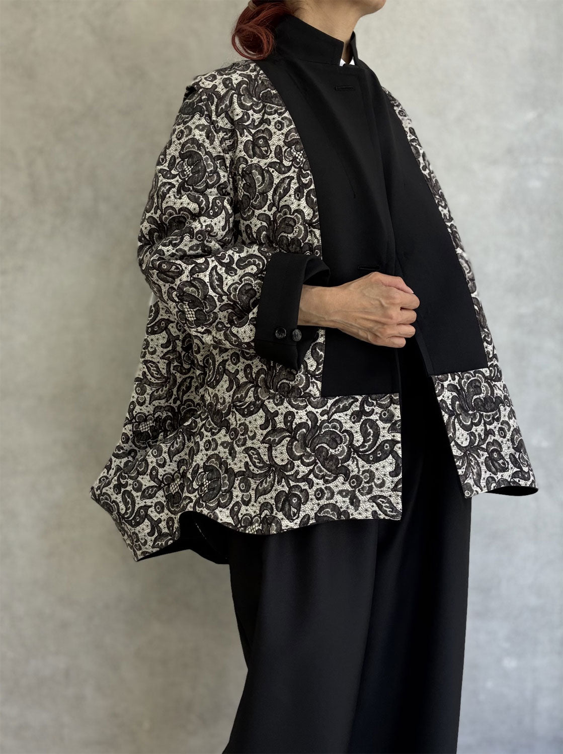 
                  
                    A-line oversized jacket
                  
                