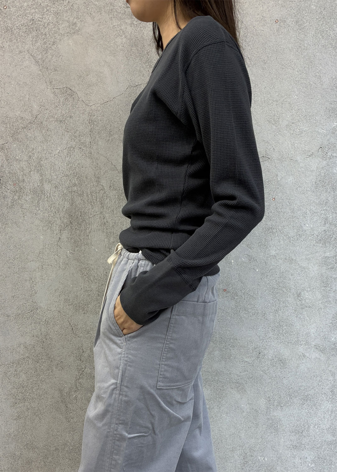
                  
                    Waffle Long Sleeve Top
                  
                