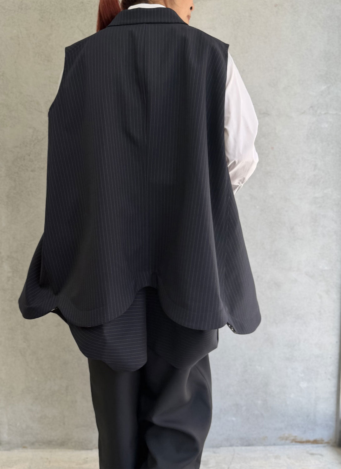 
                  
                    A-line oversized vest
                  
                