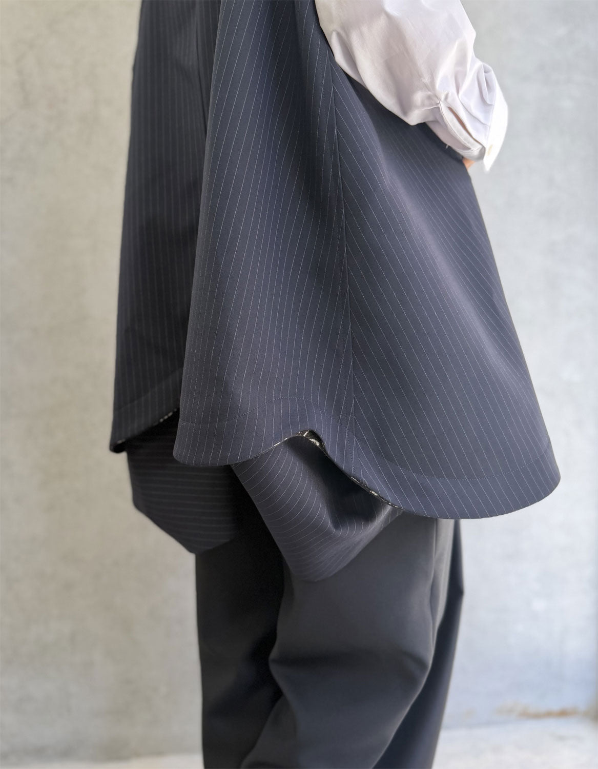 
                  
                    A-line oversized vest
                  
                