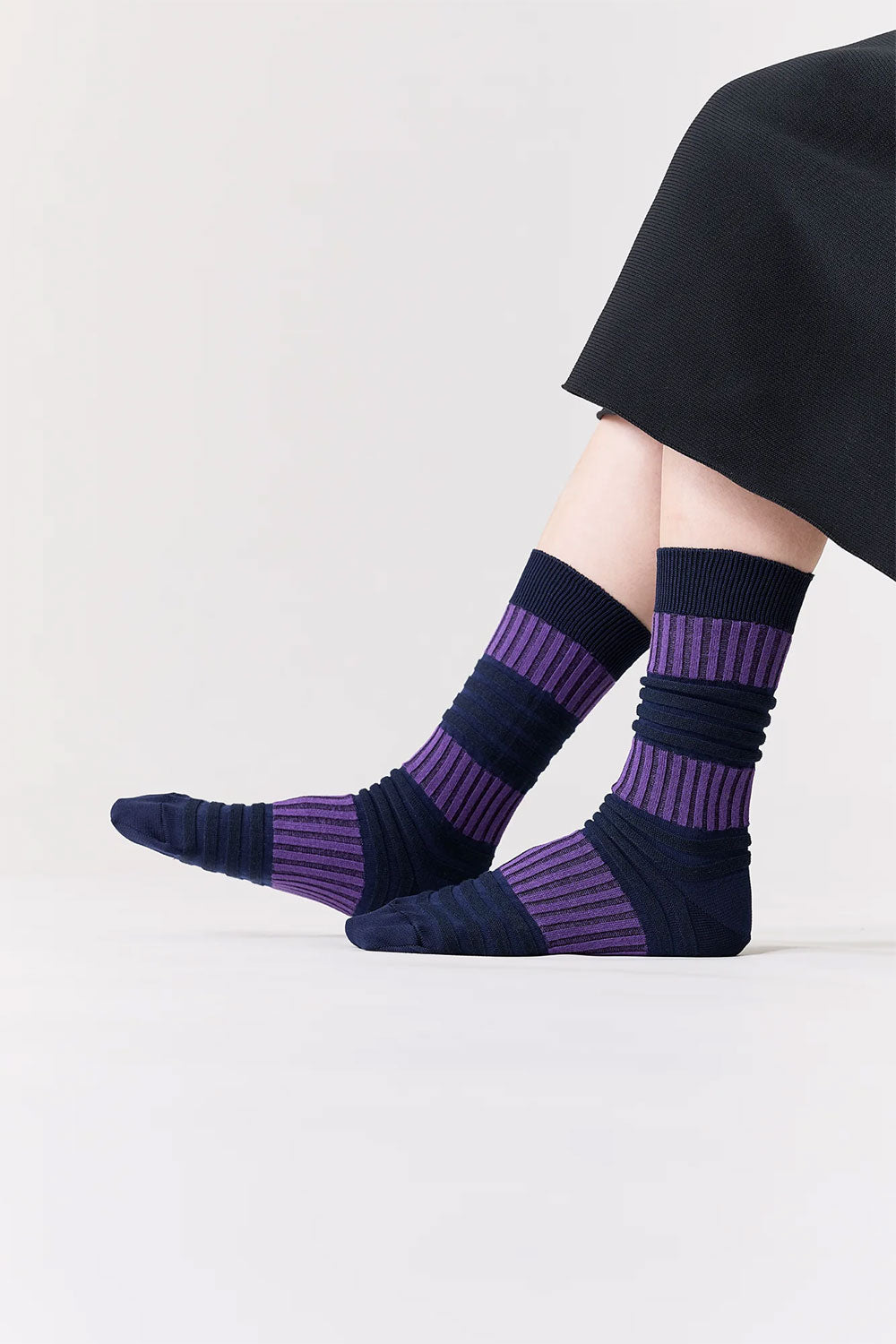 
                  
                    GARTER RIB-SOCKS
                  
                