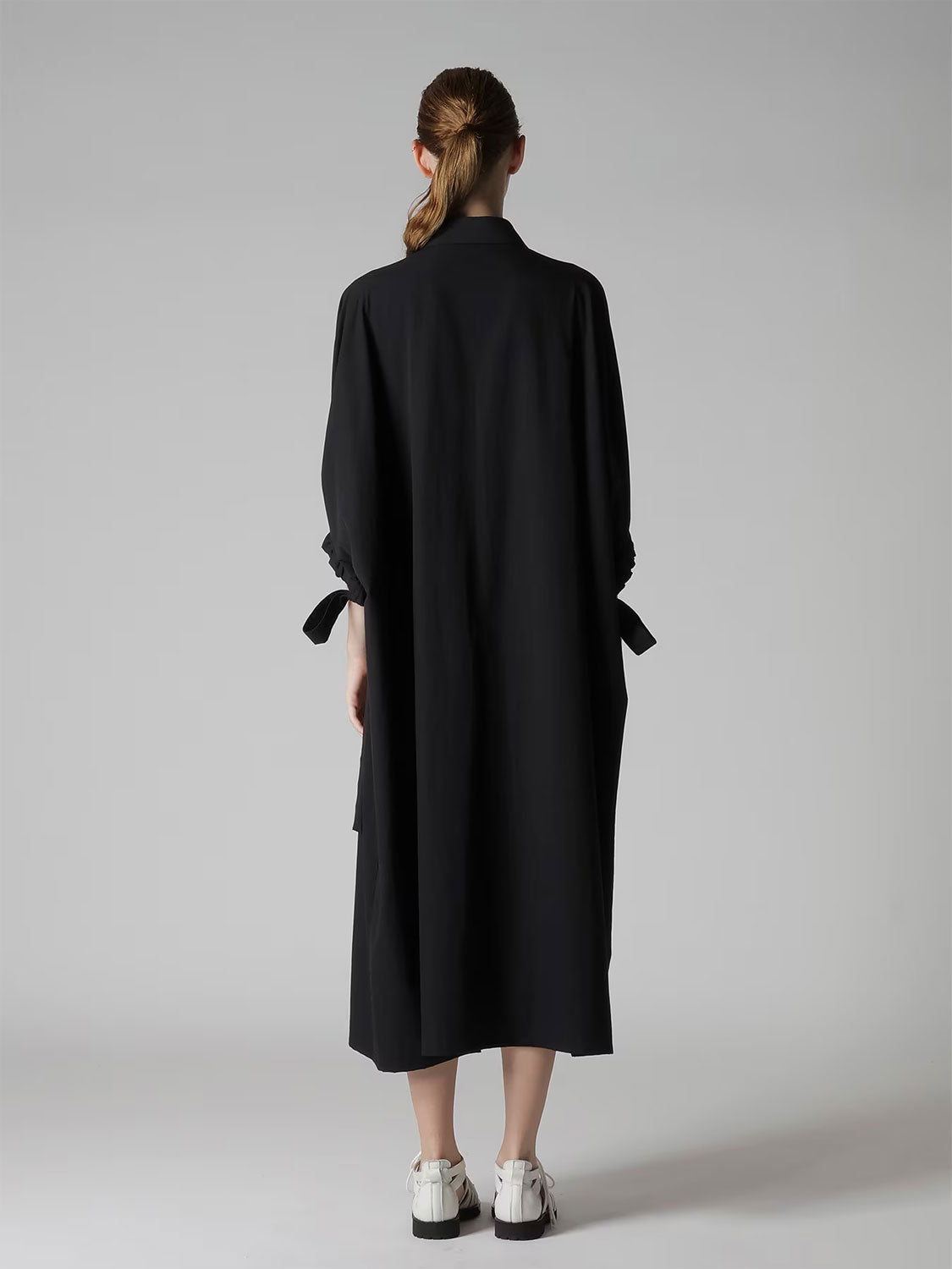
                  
                    COTTON BROAD SLEEVE SHIRT DRESS
                  
                